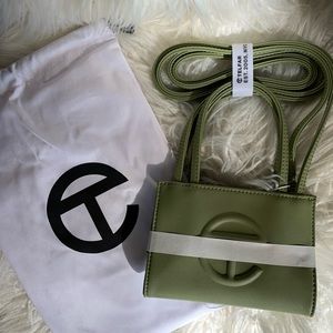 Telfar Small Shopping Bag in Drab Green